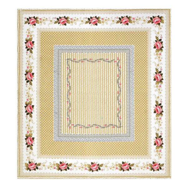Sunehri_Gold_Cotton_Sunehri_Phool_Collection_Bed_Sheet_100_X_108_Cm